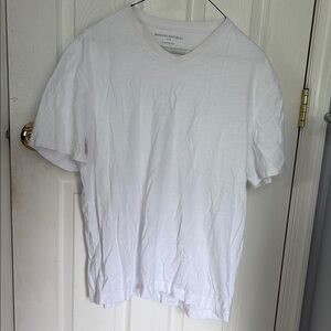 Banana Republic White Short Sleeve Tee Classic Crew Neck
